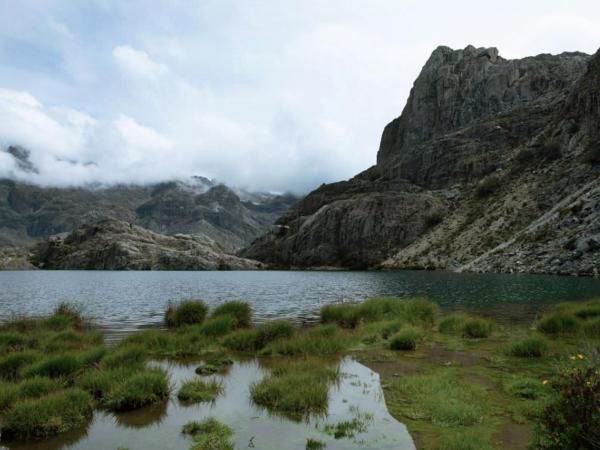 El río poco después de su nacimiento, todavía en las alturas.