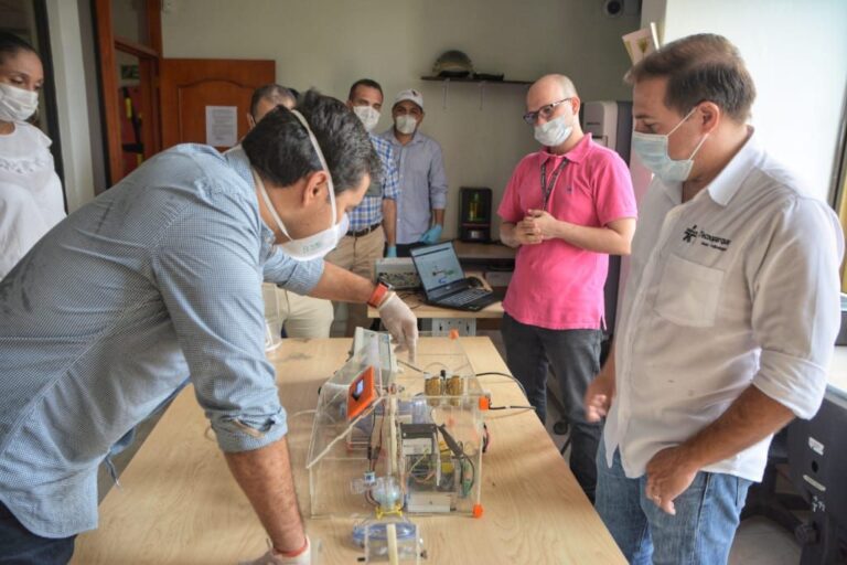 En Valledupar, desarrollan prototipo de ventilador mecánico para pacientes con Covid-19