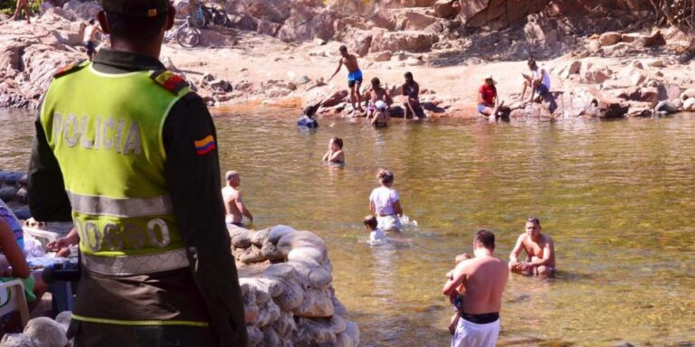 La alcaldía municipal, insistió en que la limitación al acceso del río Guatapurí, parte de la inconciencia de algunos ciudadanos, por lo que se adoptarían restricciones más drásticas. Foto: archivo particular