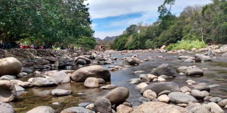 Aspecto actual del río Guatapurí. Foto: Luis Maestre