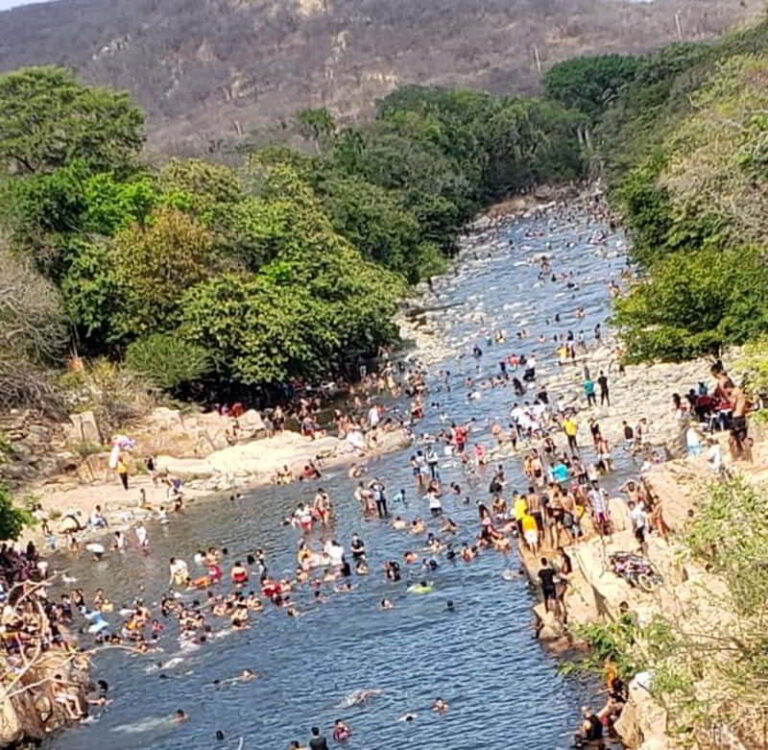 Aspecto actual del río Guatapurí. Foto: Saul Villar